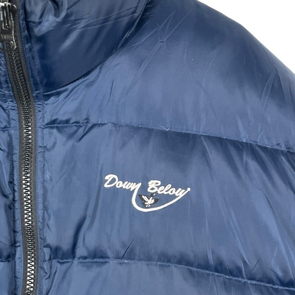 Down Below Black & Navy Reversible Down Filled Puffer Jacket Size XL - Picture 7 of 13